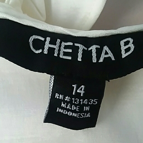 Chetta B ruffle blouse size 14 - Picture 5 of 7